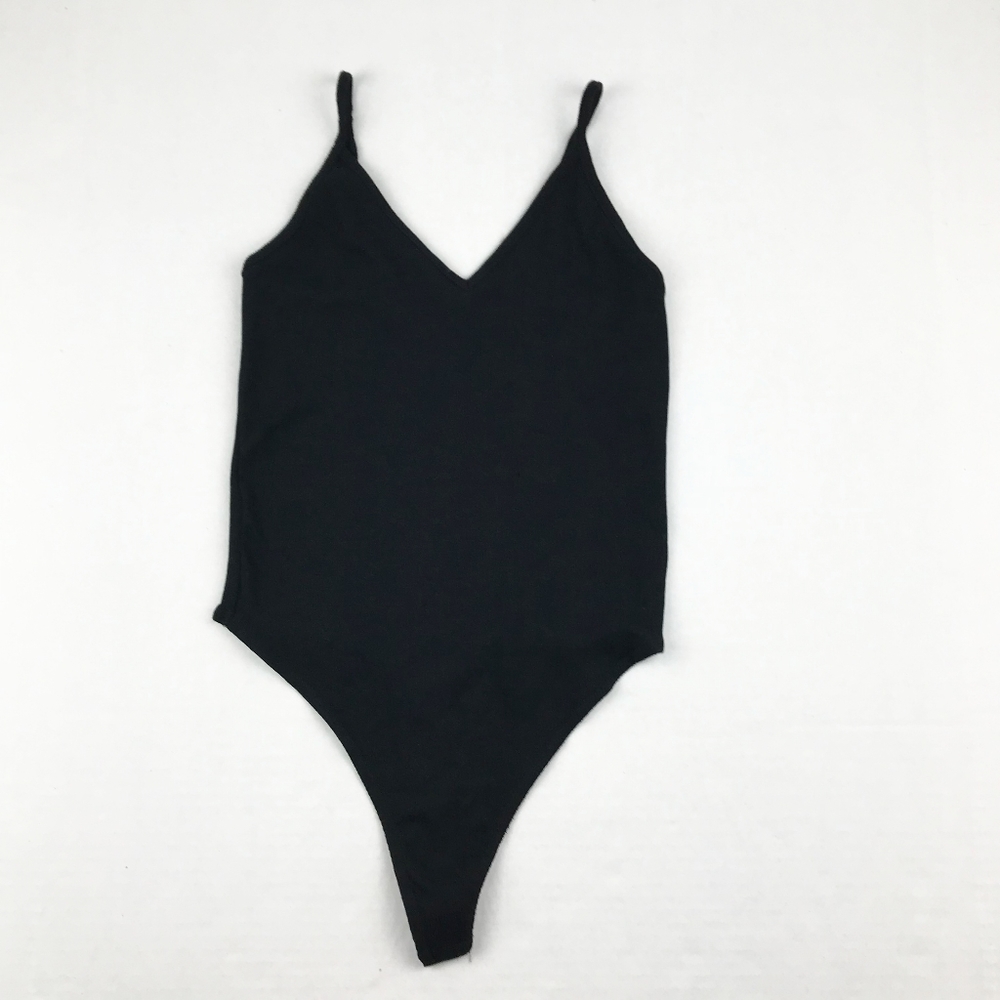 Nordstrom's BP One Piece Ribbed BLK Tank T…